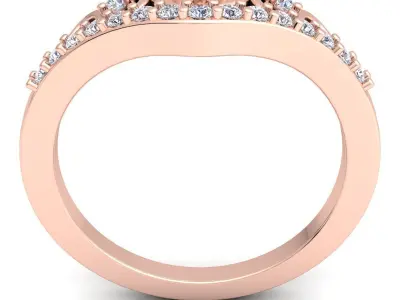 luxury Fancy Ring53 3D print model
