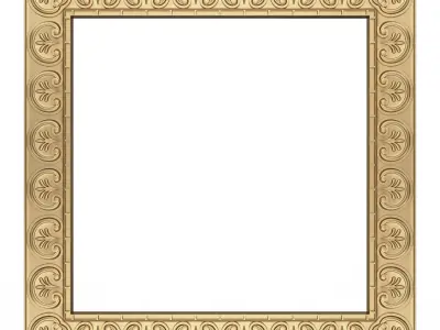 Classic Frame 033 Low-poly 3D model