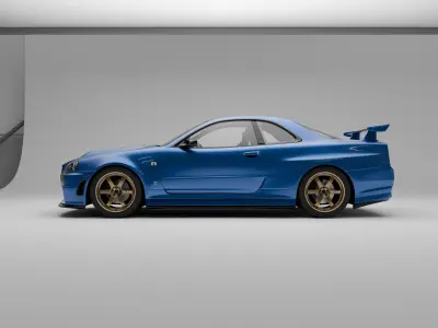 Nissan Skyline R34 GTR 3D model