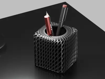 CUBIC PEN HOLDER 3D print model