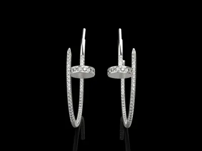 Earrings 10524 3D print model