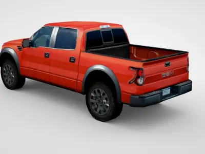 Generic Pickup v1 Low-poly 3D model