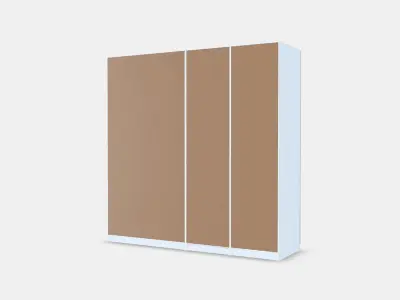 PAX - FLISBERGET Wardrobe 1 Low-poly 3D model