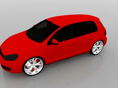 Volkswagen Golf Car 3D model