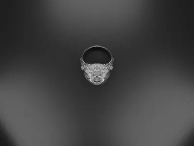 Gorilla Ring 3D print model