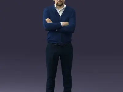 000033 IT manager 0927 3D model