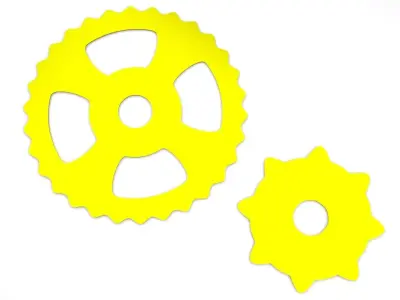 Benz Patent Motorwagen Chain Gears 3D model