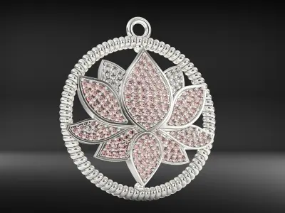 LOUTS DIAMOND CHARM 3D print model