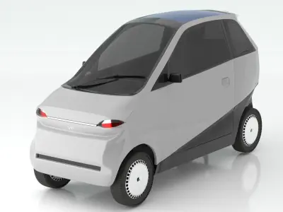 Vayve Mobility EVA Light Platinum 3D model