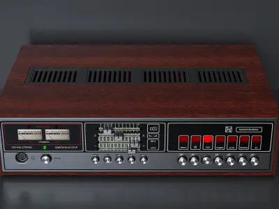 Rare HI FI Amplifier 3D model