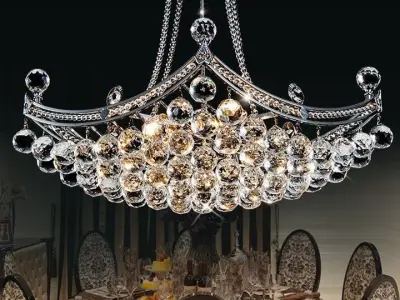  Crystal chandeliers 3D print model