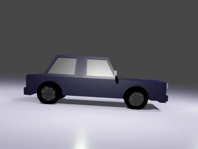 low poly car Low-poly 3D model from CGTrader - Low-poly