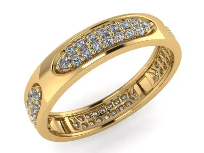 light weight gold diamond rings-C111116SKCH2025973wt-0-5 3D print model