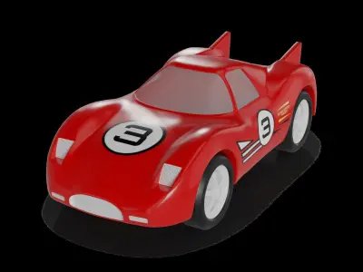 Cars and action games Toy Car 3D model
