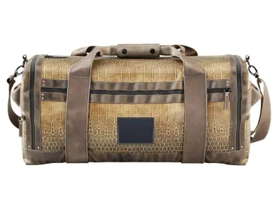 Leather Duffle Bag 3D model