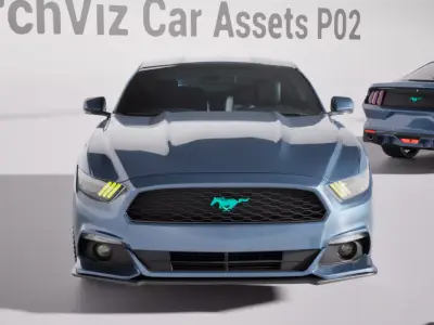 ArchViz Car Assets P02 - Unreal Engine 5 3D model