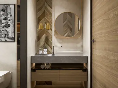 Bathroom 76 3D model