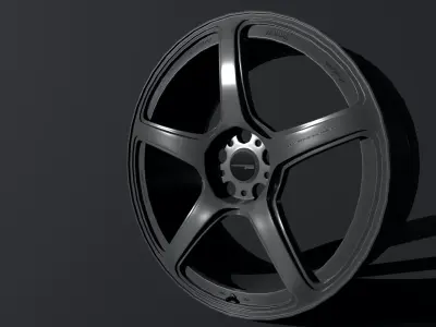 Work Emotion T5R Low-poly 3D model