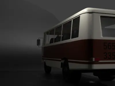 bus coach 3D model