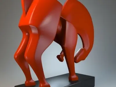 Sculpture Trotter P 3D print model