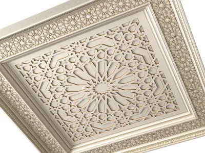 Ceiling in oriental style 3D model