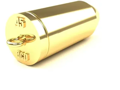 45 ACP Pendant Gold Silver Platinum Jewelry Necklace 3D print model