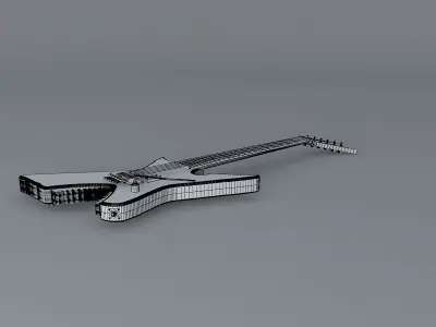 MAKO SHARK guitar Free 3D model