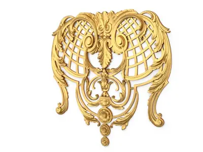 Classic decor ornament 122 3D model