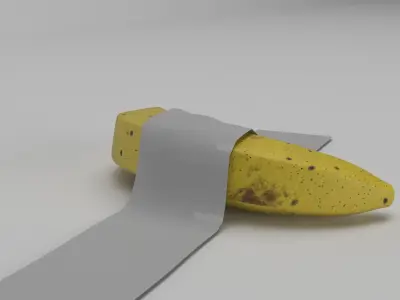 Million dollar banana 3D model