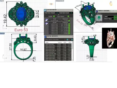 Bowknot Jewelry Ring A Symbol of Shine and Modern Design jr00243 3D print model