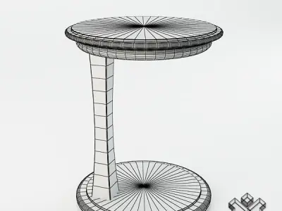 Side Table - Gem 3D model