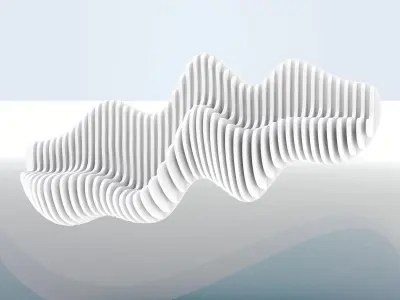 Parametric shelf 3D model