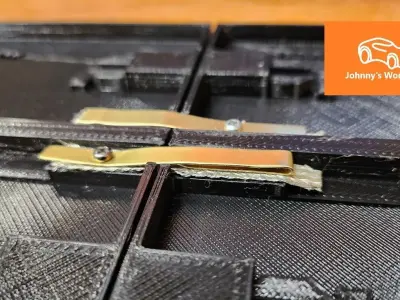 Single Lane Slot Car Track System Free 3D print model