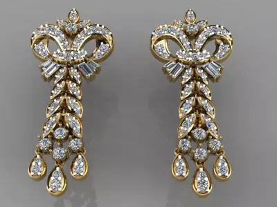 EARING FASION 3D model purchase