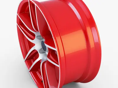 Boss 302 19 Laguna Seca wheel red 3D model