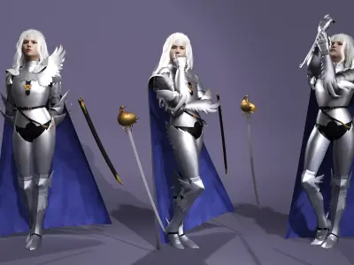 Realistic Griffith 3D Model  Next-Gen Quality  UE Engine Ready 3D model