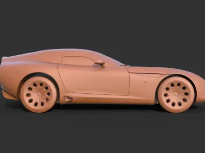 Alfa Romeo Zagato TZ3 3D print model