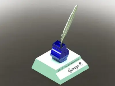 Italics Winner Trophy 2 Free 3D model