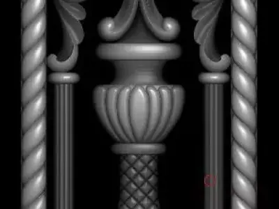 3d model of flowers and leaves 3D print model