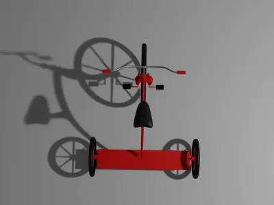  Little bicycle 3D model