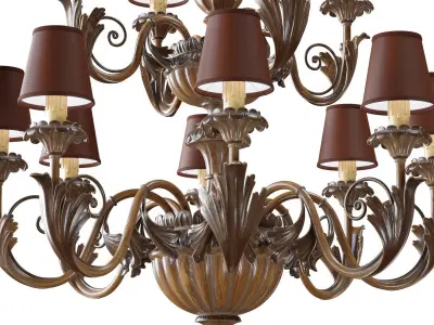 Chandelier Silvano Grifoni 12 3D model