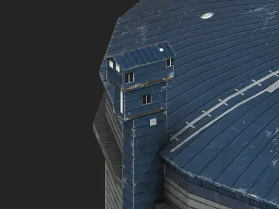 Gasklockan Low-poly 3D model