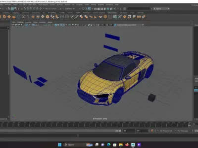Audi R10 3d Model Free 3D model
