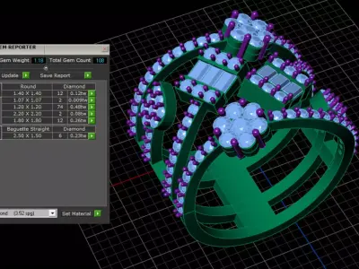 garden jewelry ring 3D print model