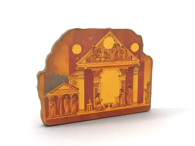 Ancient Greek Relief model pack Low-poly 3D model