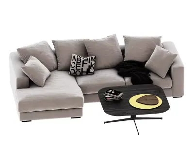 Cloud Modular Sofa Model 3D model