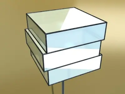 Modern Floor Lamp 05 Encaixe 3D model