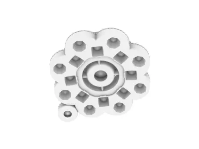 Pendant 2024-0020 3D print model 3D print model