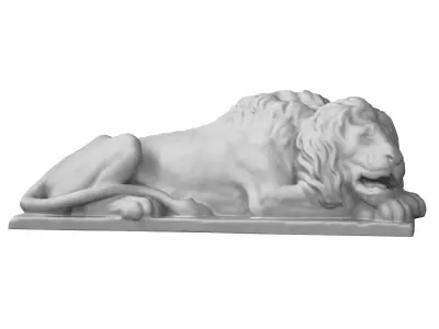 Lion from Lviv 3D print model