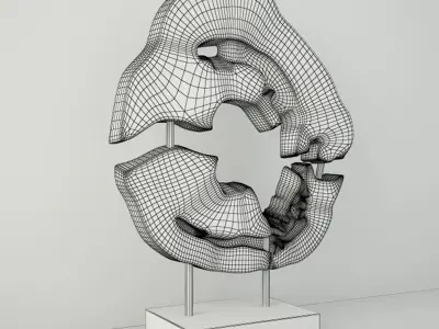 Hadi Decor on Stand 3D model